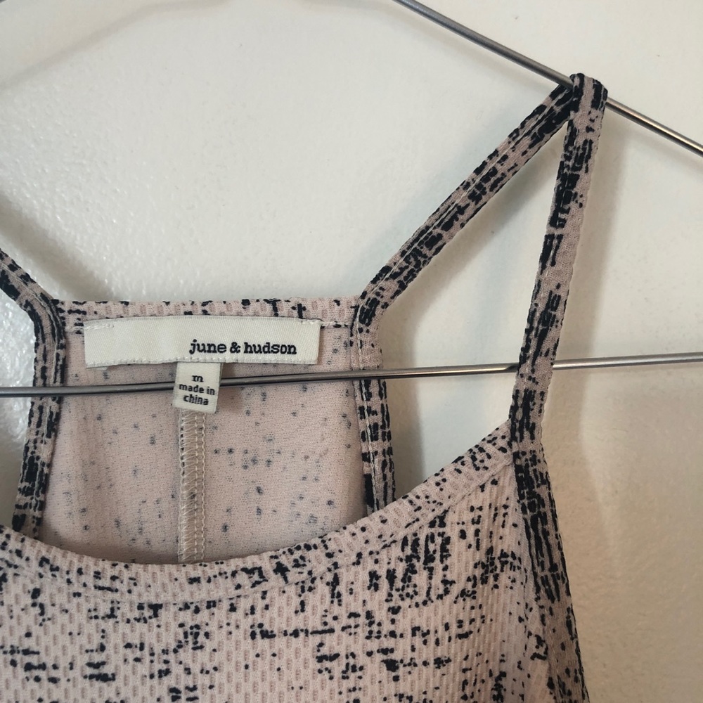 Ombré racerback fitted dress